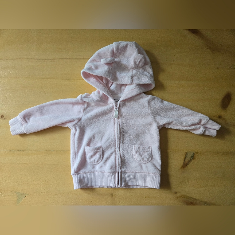 Carter’s Pink Zip Hoodie Jacket 3 Months